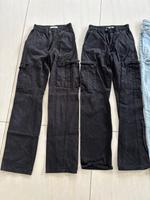 Stradivarius gr 34, schwarz high Waist Cargo, wie neu Saarland - Lebach Vorschau
