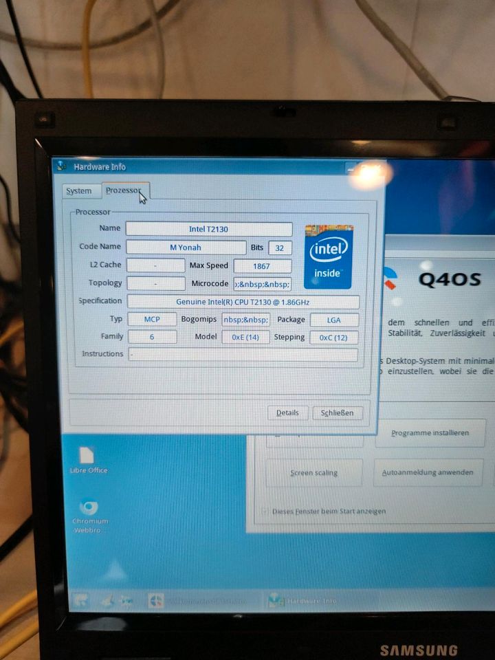 Samsung R40 plus Notebook/Linux in Hannover