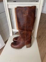 ❤️ NEU, Bullboxer, Bull Boxer, Leder, Damenstiefel braun + cognac Schleswig-Holstein - Bad Segeberg Vorschau