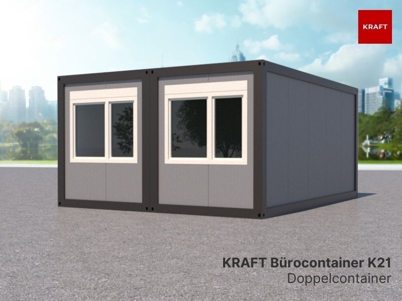 Bürocontaineranlage | Doppelcontainer (2 Module) | ab 26 m2 in Detmold