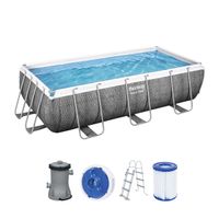 Bestway Pool - Power Steel Deluxe 4x2x1m incl. Sandfilteranlage Baden-Württemberg - Linkenheim-Hochstetten Vorschau