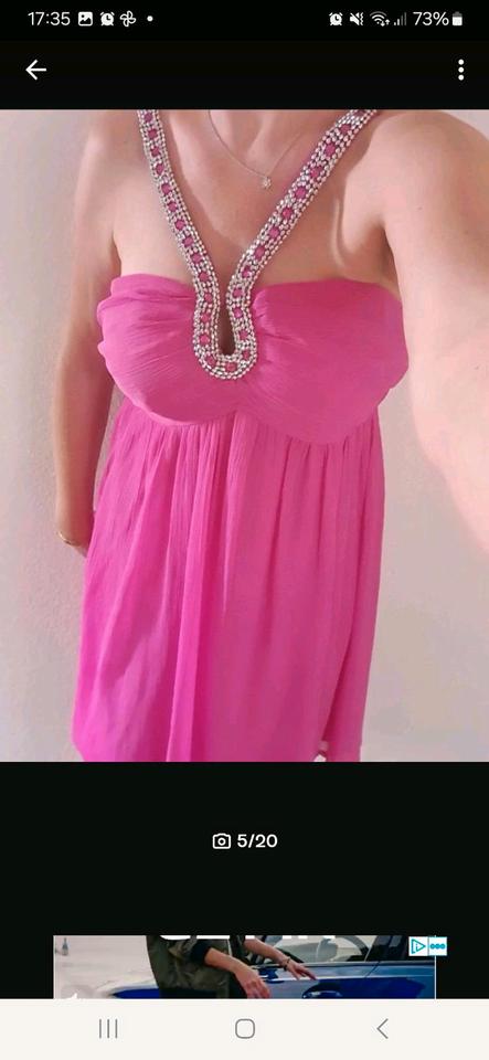 Neu Cocktailkleid Partykleid, 40,M 38 bonprix Strass Chiffon in Reutlingen