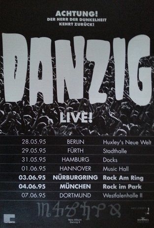 3x Poster A2 u. Interview MISFITS Danzig Horror Goth Garage Punk in Köln