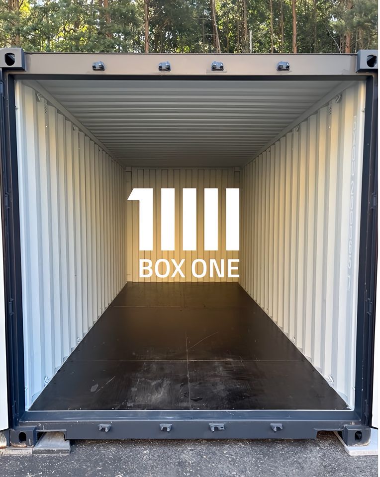 ✅ 20 Fuß Seecontainer | BOX ONE | Container | Lagercontainer | alle Farben in Kiel