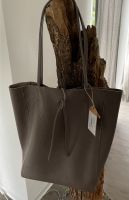 Shopper/ Handtasche Leder in Taupe Hessen - Staufenberg Vorschau