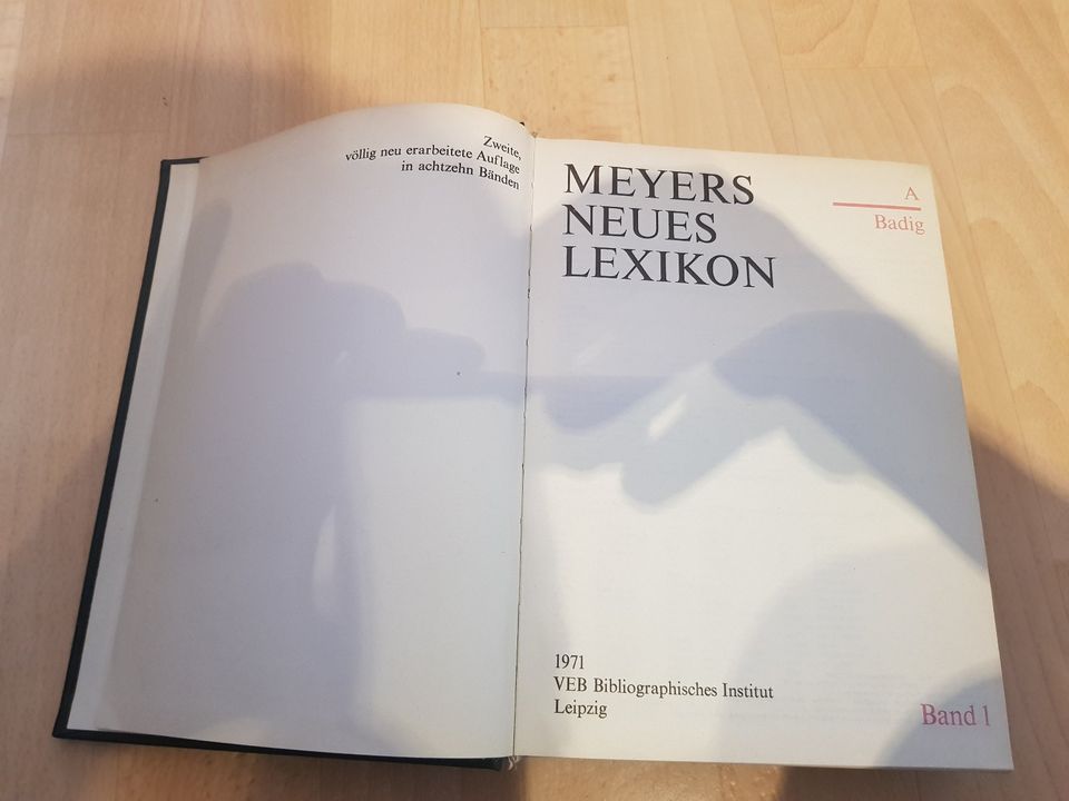 Meyer Neues Lexikon*18 Bd.*VEB Bibl. Institut Leipzig*1971-78 gut in Langerringen