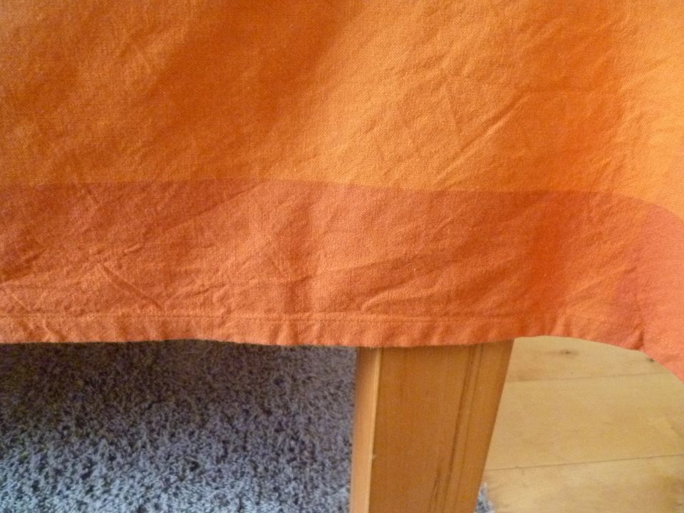 Tischdecke, rechteckig, orange in Kronach