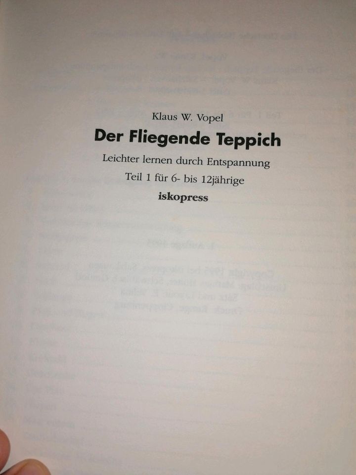 Vopel Der fliegende Teppich Leichter lernen Entspannung Teil 1 in Berlin