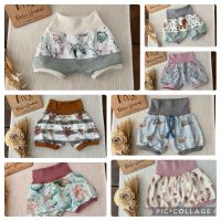 Philara Handmade kurze Pumphose Shorts Wale Schildkröte Katze 74 Baden-Württemberg - Neuried Vorschau