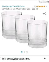 Van Well Whiskey Glas Gala 3st OVP 250ml Niedersachsen - Bad Bentheim Vorschau