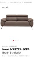 Echtleder 2 er Sofa -Couch in Taupe Nagelneu NP 2600€ Hessen - Bebra Vorschau