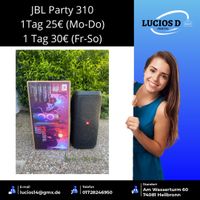 JBL Partybox 310 Nebelmaschine mieten leihen Baden-Württemberg - Heilbronn Vorschau