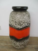 Scheurich Bodenvase Vase orange braun Höhe 54cm  alt  70er Jahre Baden-Württemberg - Isny im Allgäu Vorschau