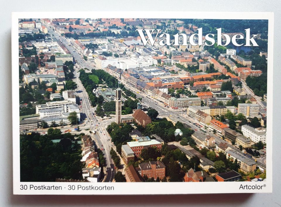 Postkartenbuch Hamburg Wandsbek, Set 30 Postkarten Postcrossing in Hamm