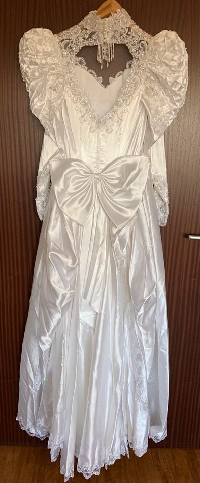 Vintage Hochzeitskleid Brautkleid Gr.38 in Karlsruhe