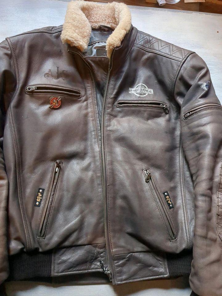 AJS Motorrad - Lederjacke Pilotenjacke GR 50 in Extertal