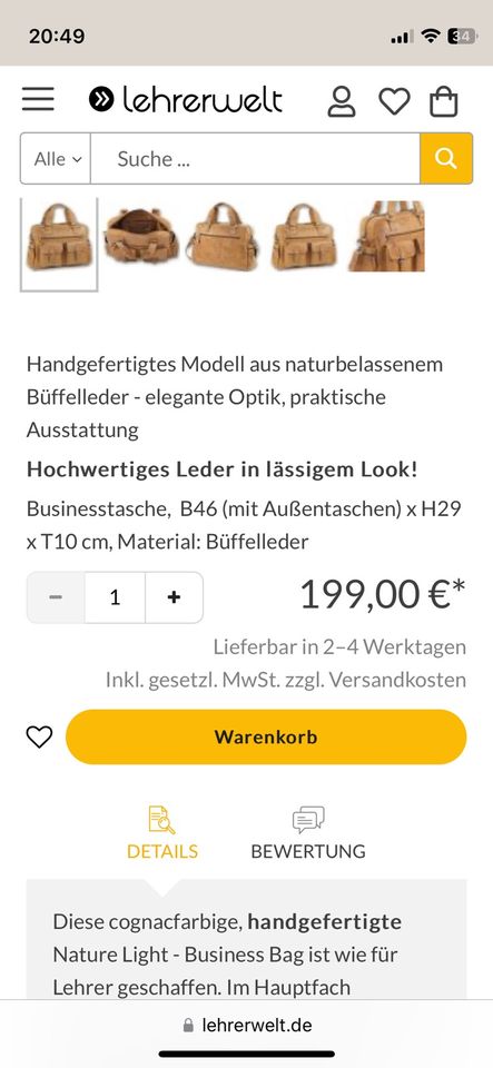 Business Bag/Lehrertasche in Oldenburg