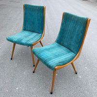 2er Set Stühle Stuhl Midcentury vintage WK Bumerang Design Holz Nürnberg (Mittelfr) - Mitte Vorschau
