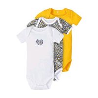 Name It Babybodys im 3er-Pack für Mädchen kurzarm 62 Hessen - Offenbach Vorschau