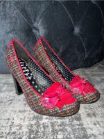 Killah Pumps in rot / bunt, Größe 37, Tweed Chanel Look Elberfeld - Elberfeld-West Vorschau