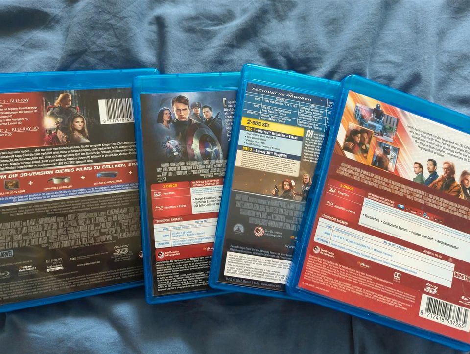 Blu-ray 2D/3D Sammlung: MCU und Spider-man in Berlin