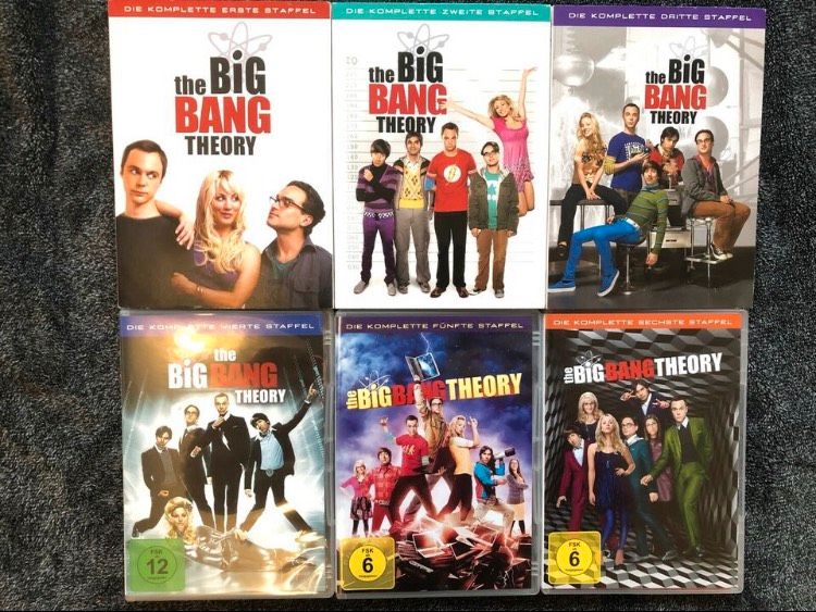 The Big Bang Theory * Staffel 1-6 * DVD * NEUwertig in Großkrotzenburg