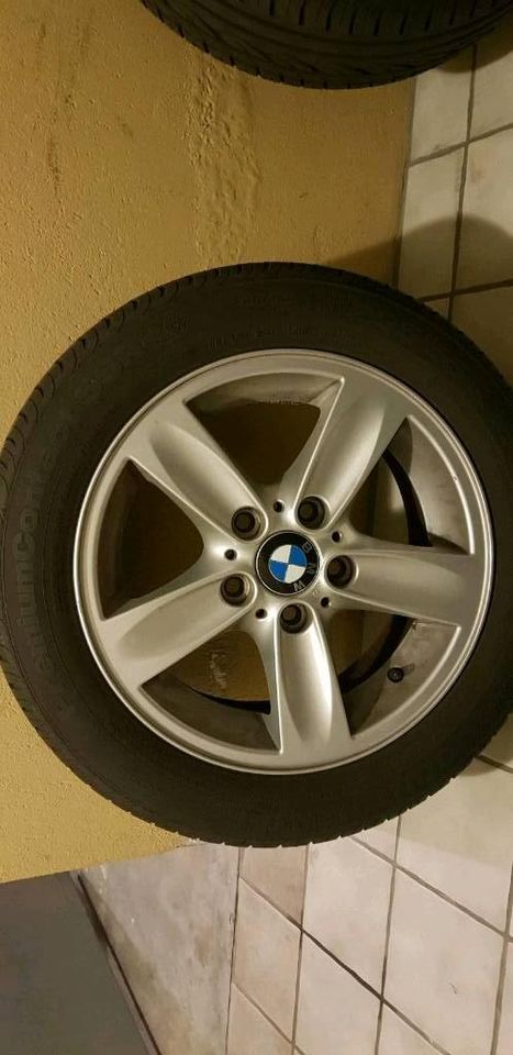 Original BMW Alufelgen mit Sommerreifen, Continental, 205/55R/16 in Witten