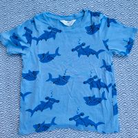 H&M T-Shirt,  Haie, blau, Gr. 122/128 Hessen - Kassel Vorschau