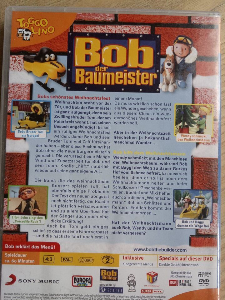 Bob der Baumeister Sammlung: Lego, Domino, DVD in Dorum