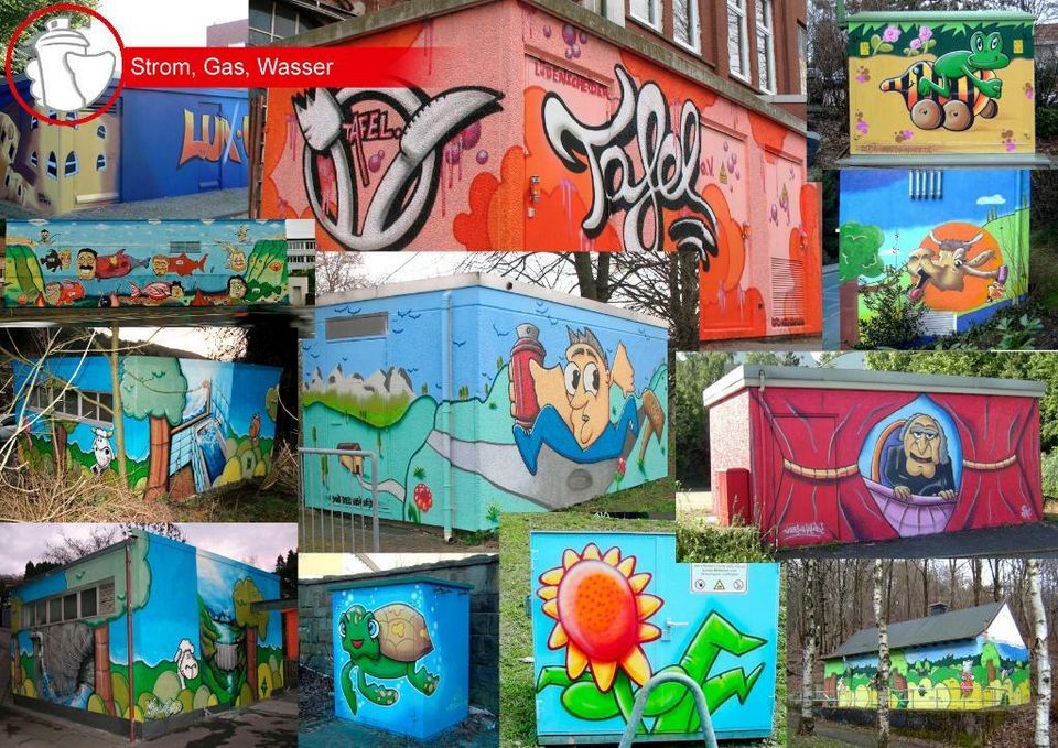 Graffiti-Gestaltung in Bochum