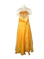 Ballkleid Abendkleid orange Stickereien Gr. 38 Sachsen-Anhalt - Ballenstedt Vorschau