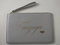 Clutch Handtasche Trauzeugin grau Hochzeit Geschenk NEU Niedersachsen - Wolfsburg Vorschau