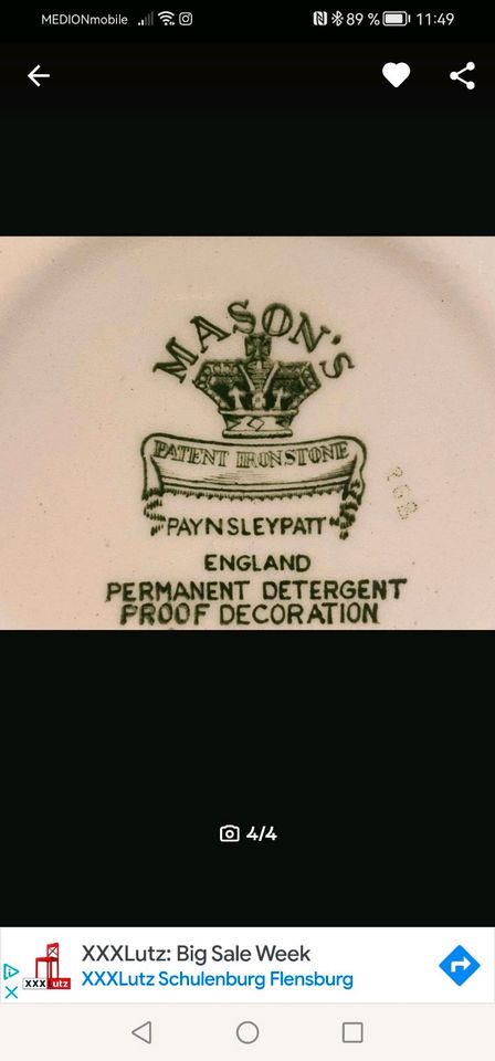 SUCHE  Tassen Mason's Paynsly Patt Porzellan Geschirr in Wanderup