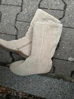 Winterstiefel mit Fell, helles Wildleder Frankfurt am Main - Nordend Vorschau