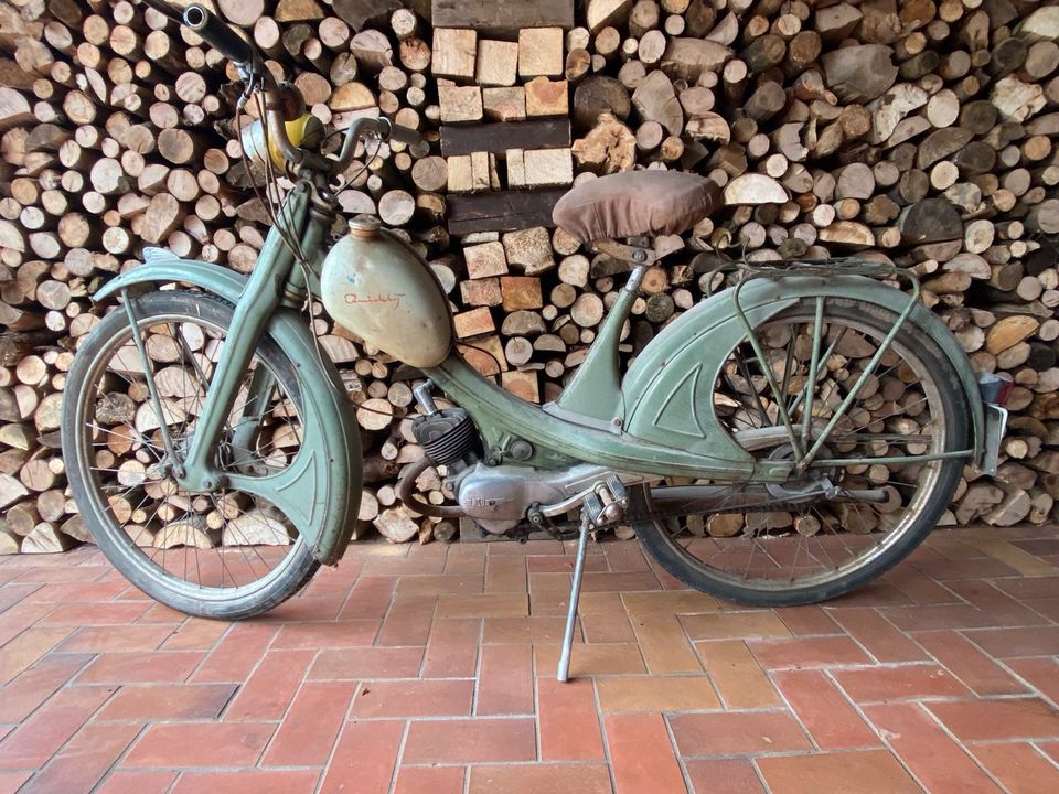 NSU Quickly Motorrad Moped Mofa Baujahr 1956 mit Papieren in Höchstadt