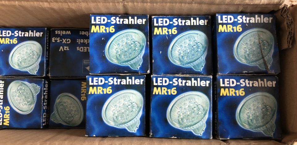 16 LED Strahler MR16 - 18 Leds - 12 V - Farbe: weiss in Schleiden