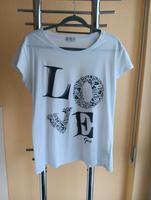 Damenshirt von Guess weiss mit schwarzer Schrift Hessen - Liederbach Vorschau