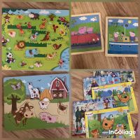 Puzzle ab 3 -4 Jahren, Eiskönigin, Tiere, Holz / Pappe Sachsen - Annaberg-Buchholz Vorschau