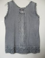 *NEU* Spitzen Shirt Top Gr 44 von Linea Tesini in Grau Rauchblau Bayern - Neu Ulm Vorschau