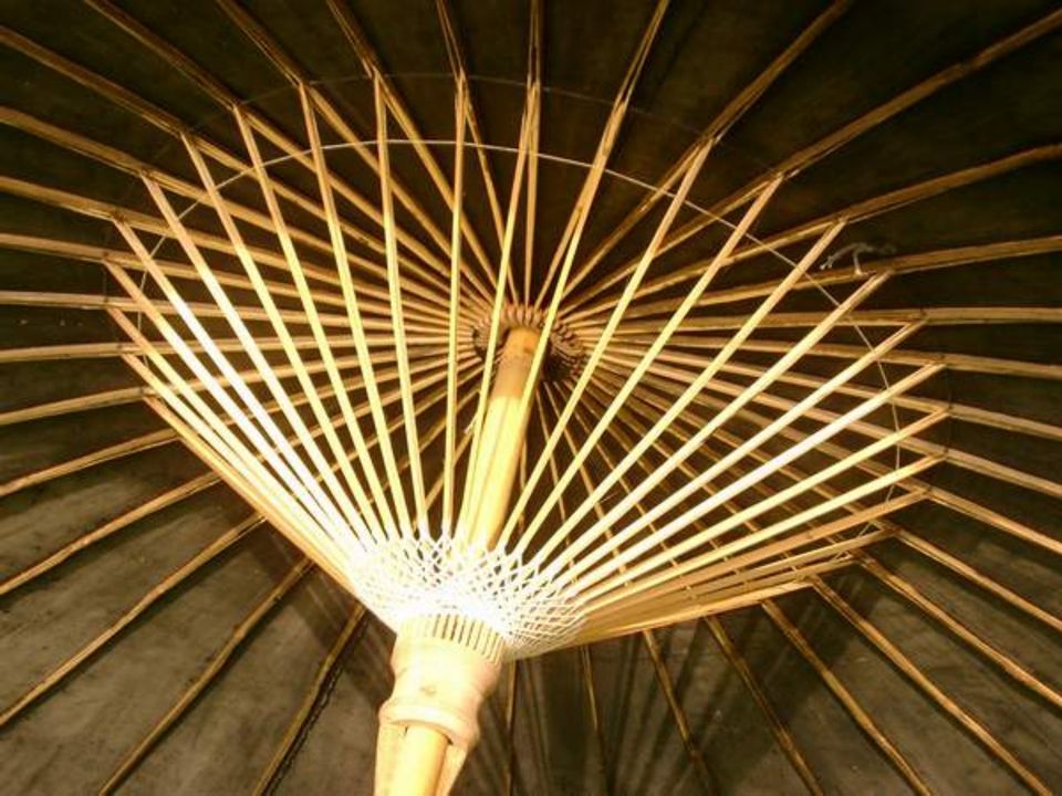 Original Thai Sonnenschirm , handbemalt in Kronberg im Taunus