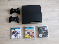 Playstation 3 slim + zwei Controller + 5 Spiele Niedersachsen - Buxtehude Vorschau