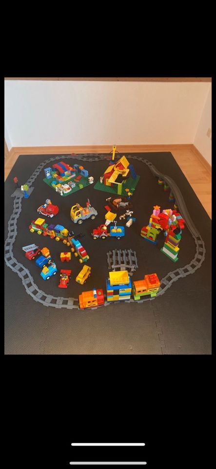 Lego Bauernhof, Eisenbahn mit Zubehör in Fachingen