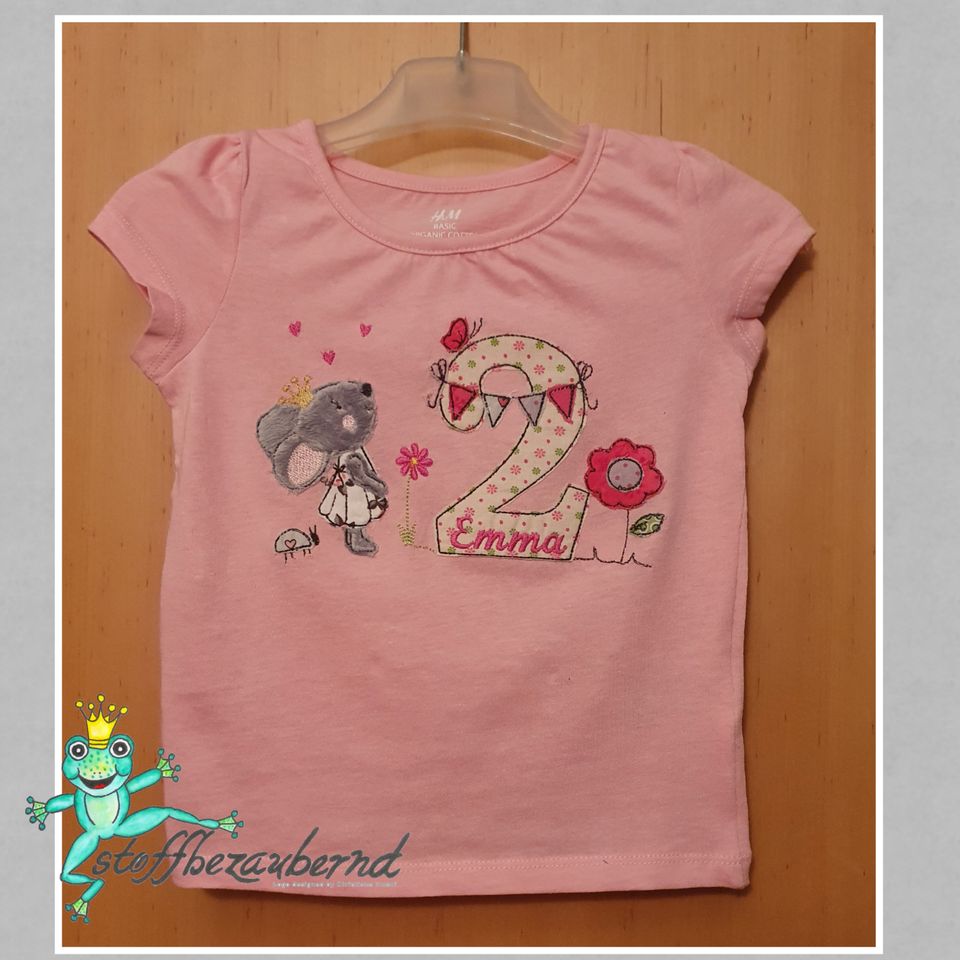 Geburtstagsshirt Individuell nach Wunsch von ♥☆Stoffbezaubernd☆♥ in Alpen