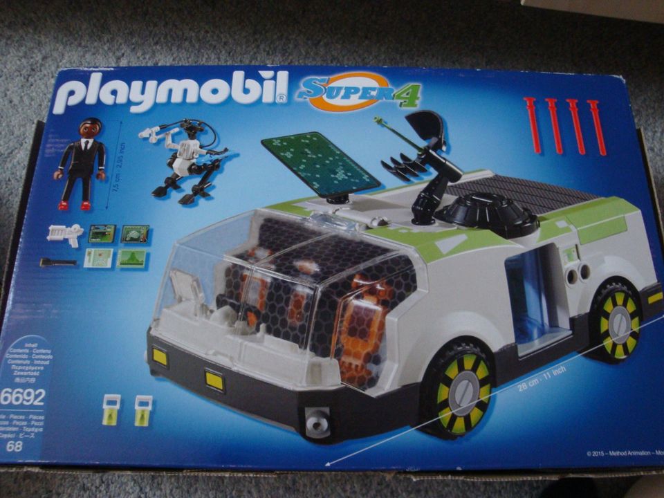 PLAYMOBIL 6692 - Super4 - Techno Chamäleon mit Agent Gene wie NEU in Dortmund