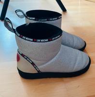 Moschino Boots Größe 36 Silber Bayern - Fürth Vorschau