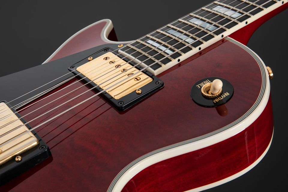 2022 Gibson Les Paul Custom Translucent Cherry Lefthand in Paderborn