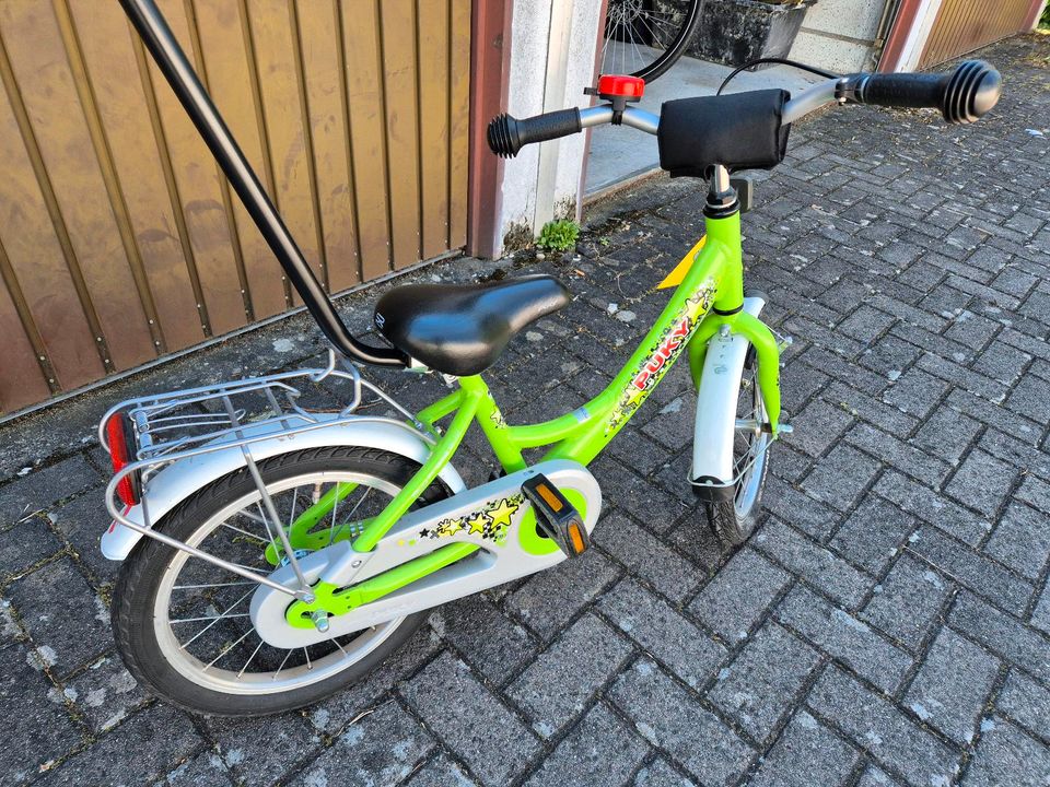 Puky 16 Zoll Kinderfahrrad mit Schiebestange in Ludwigshafen