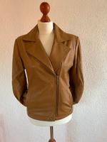Lederjacke Bikerjacke Gr. 36 38 hellbraun echtes Leder Madeleine Bayern - Simbach Vorschau