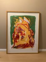 Georg Baselitz, Lithographie signiert, Kopf Düsseldorf - Pempelfort Vorschau