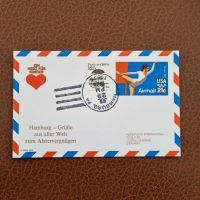 USA Briefmarke Airmail 1986 Hamburg Sonderstempel #2506 Niedersachsen - Aurich Vorschau